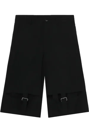 Comme des Garçons Short en laine à détails de boucles