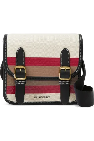 Burberry Sac à bandoulière rayé à logo imprimé