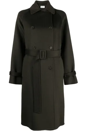 P.A.R.O.S.H. Manteau ceinturé à boutonnière croisée