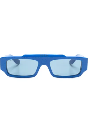Gucci Lunettes de soleil GG-Supreme à monture rectangulaire