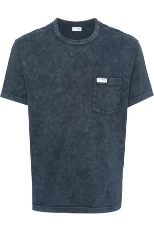 FAY T-shirt en coton à logo appliqué