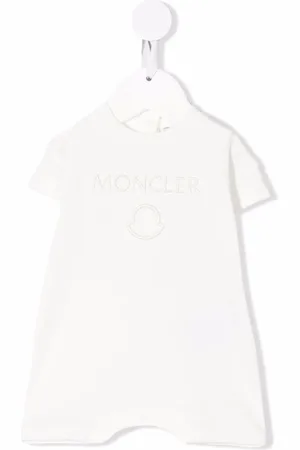 Moncler Barboteuse à logo brodé