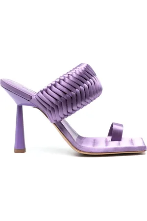 Gia Borghini Sandales à bout carré 110 mm