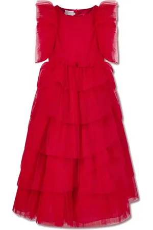 Marchesa Notte Robe à détail de volants