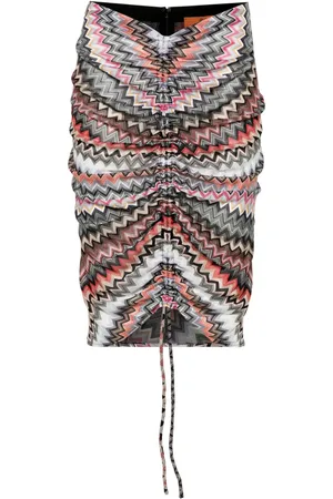 Missoni Jupe mi-longue à motif zigzag