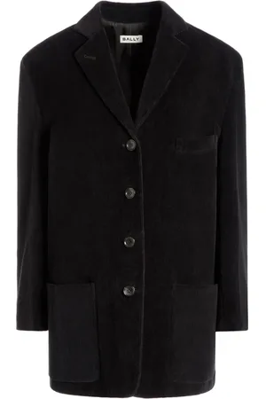 Bally Manteau à fini côtelé