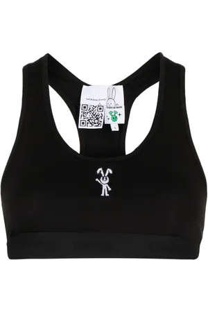 Natasha Zinko Brassière de sport à logo brodé
