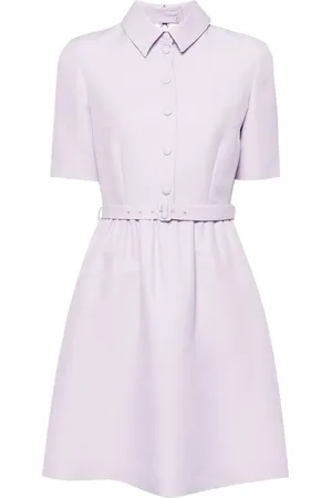 DICE KAYEK Robe ceinturée à manches courtes