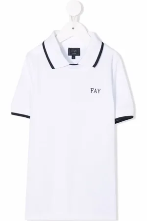 FAY Polo à logo brodé
