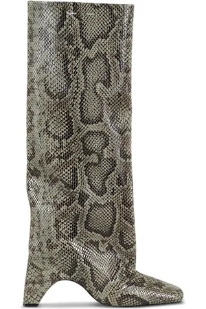 COPERNI Bottes à imprimé peau de serpent 100 mm