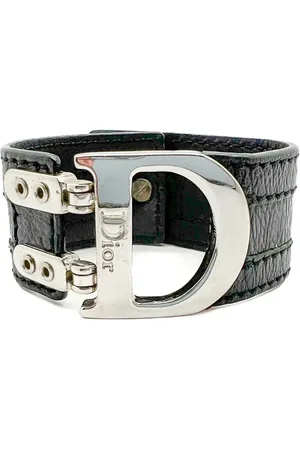 Dior Bracelet à plaque logo (années 2000)