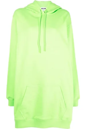 Msgm Robe-pull à logo imprimé