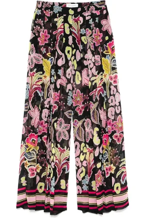 Ermanno Firenze Pantalon à imprimé graphique