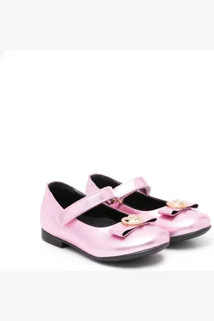 VERSACE Ballerines en cuir à plaque Medusa