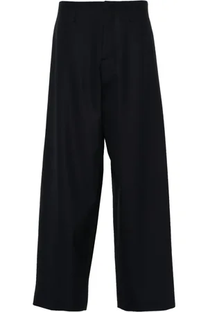 Serafini Pantalon palazzo à taille basse