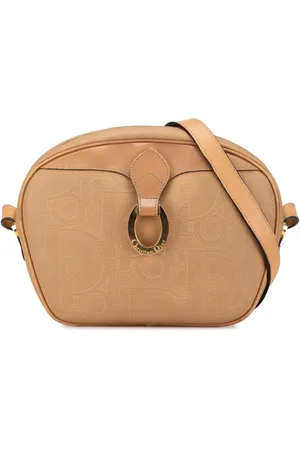 Dior Sac à bandoulière en toile vernie Oblique Trotter 20e siècle