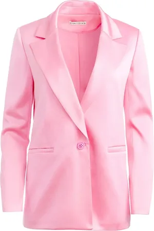 ALICE+OLIVIA Blazer Denny à simple boutonnage