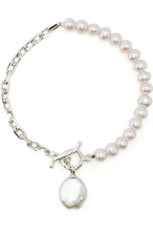 Dower and Hall Bracelet Luna Keshi à perles