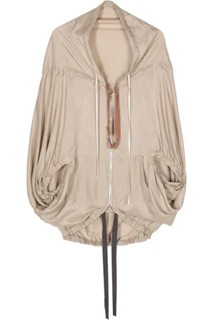 Shanshan Ruan Veste en soie à modèles chauve-souris