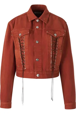Paco rabanne Veste en coton à coupe crop