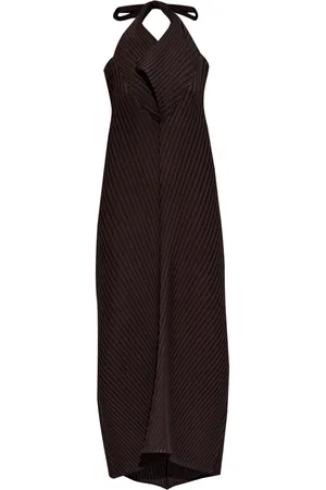 Issey Miyake Robe longue à dos nu