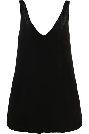 Khaite Robe sans manches à col v