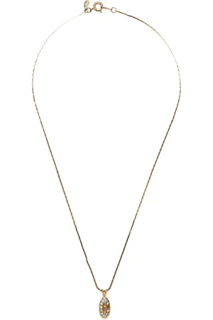 Givenchy Collier à pendentif logo strassé