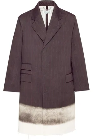 Maison Margiela Manteau à imprimé trompe l