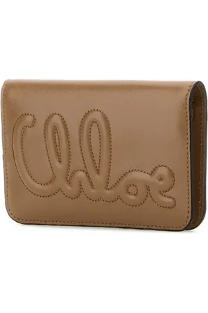 Chloé Portefeuille en cuir à design pliant