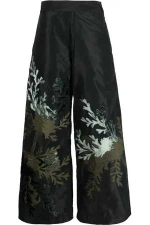 BIYAN Pantalon ample à taille-haute