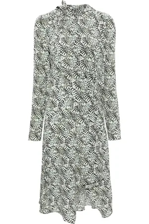 Isabel Marant Robe mi-longue Umaima à imprimé graphique
