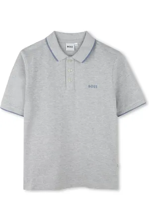 HUGO BOSS Polo en coton à logo imprimé