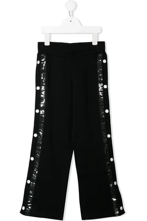 Balmain Pantalon de jogging à détail de boutonnière