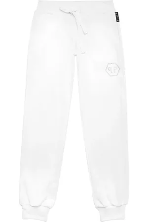 Philipp Plein Pantalon de jogging à logo orné de cristaux