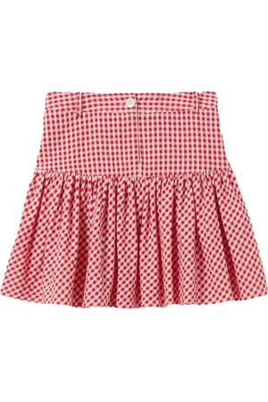 Claudie Pierlot Jupe courte à carreaux vichy