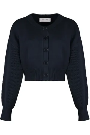 YVES SALOMON Cardigan à coupe crop