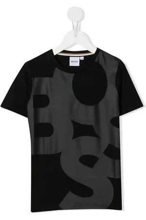 HUGO BOSS T-shirt en coton à imprimé géométrique