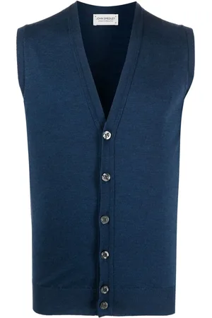 JOHN SMEDLEY Pull sans manches à col v