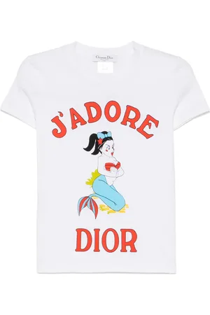 Dior T-shirt à imprimé graphique (2002)