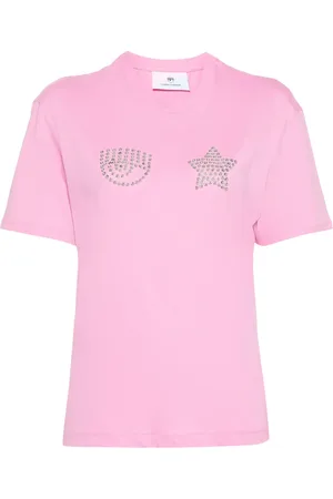 Chiara Ferragni T-shirt à détails de clous
