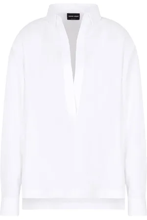 Giorgio Armani Blouse à manches crop