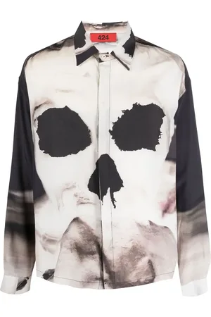 424 FAIRFAX Chemise à motif tête de mort
