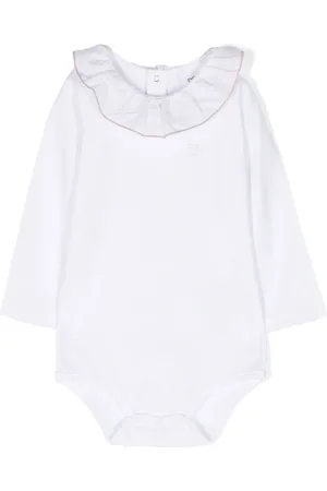 DOUUOD KIDS Body en coton à col volanté