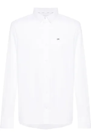 Calvin Klein Polo à motif monogrammé brodé