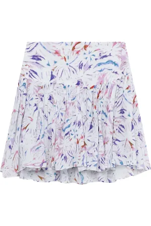 IRO Minijupe drapée à fleurs