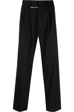 Vision Of Super Pantalon droit à logo brodé