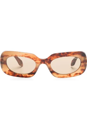 Giorgio Armani Lunettes de soleil teintées à monture rectangulaire