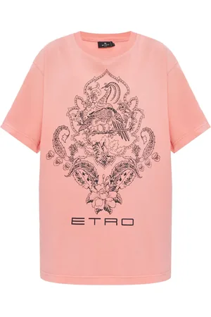 Etro T-shirt en coton à imprimé graphique
