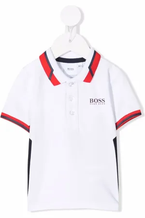 HUGO BOSS Polo à logo imprimé