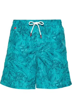 Kiton Short de bain à logo brodé